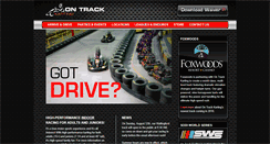 Desktop Screenshot of ontrackkarting.com